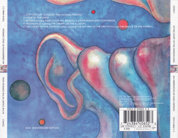 King Crimson - In the Court of (1999 30th Anniversary Edition HDCD) Mint