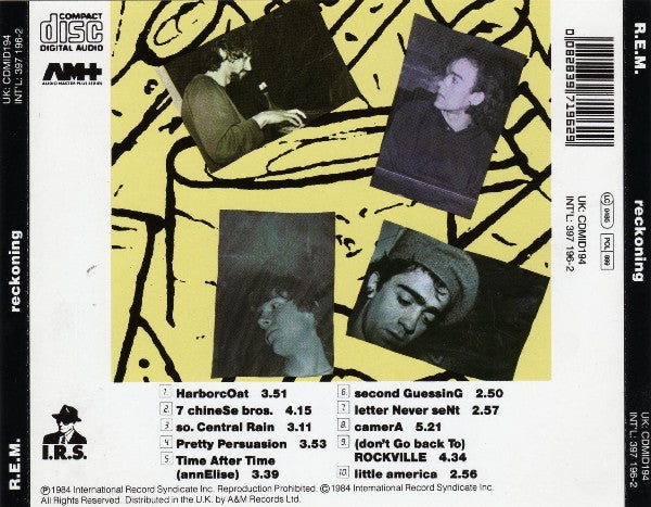 R.E.M - Reckoning (Audio Master Plus CD) NM
