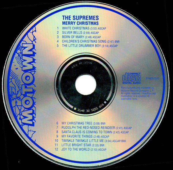 Diana Ross & Supremes - Merry Christmas (Rare US CD) Mint