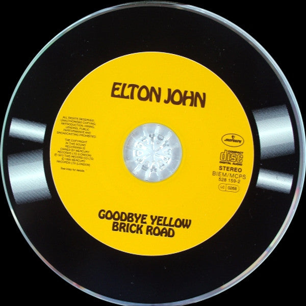 Elton John - Goodbye Yellow Brick Road (1995 Classic Years CD) Mint