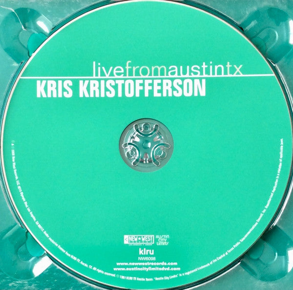 Kris Kristofferson - Live From Austin TX (2006 US CD) NM