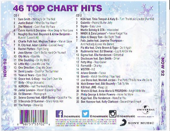 Various - Now Thats What I Call Music 92 (2015 DCD) VG+