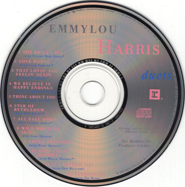 Emmylou Harris - Duets (1990 US CD) NM