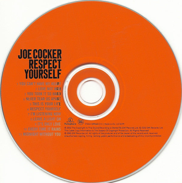 Joe Cocker - Respect Yourself (2002 CD) VG+