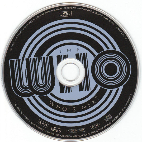 Who - Who's Next (1995 CD Remixed + Bonus Tracks) NM