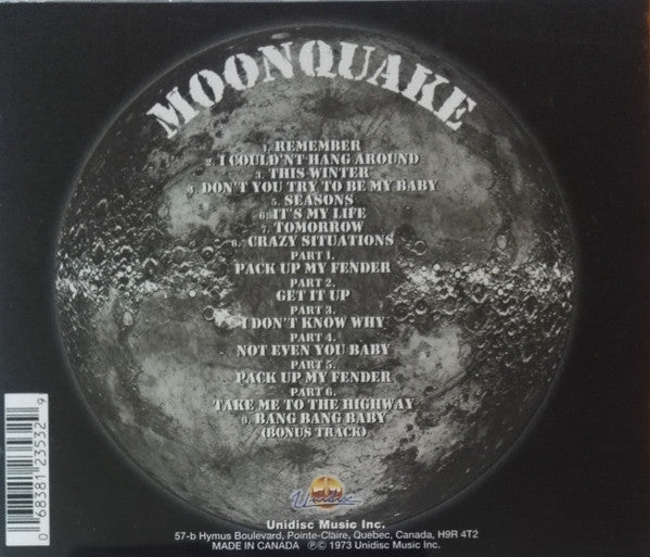 Moonquake - Moonquake (2006 Canadian CD) VG+