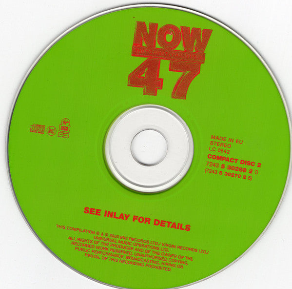 Various - Now Thats What I Call Music 47 (2000 DCD) VG+