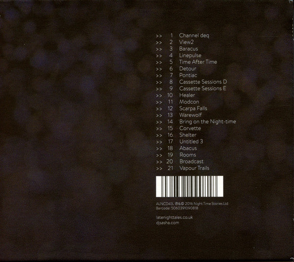 Sasha - Scene Delete (2016 CD) Mint
