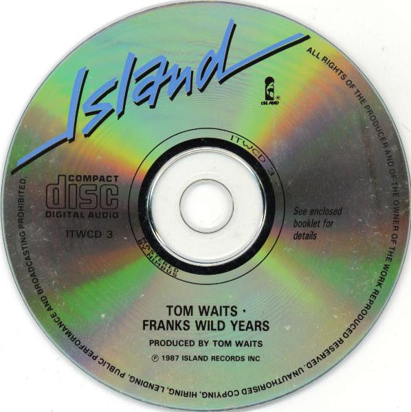 Tom Waits - Franks Wild Years (1987 UK CD) VG+