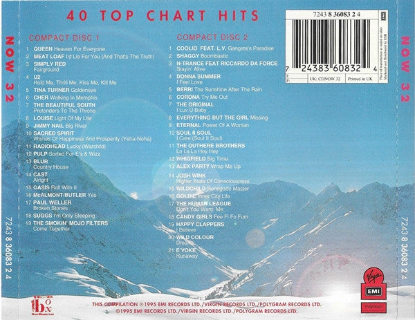 Various - Now Thats What I Call Music 32 (1995 DCD) NM