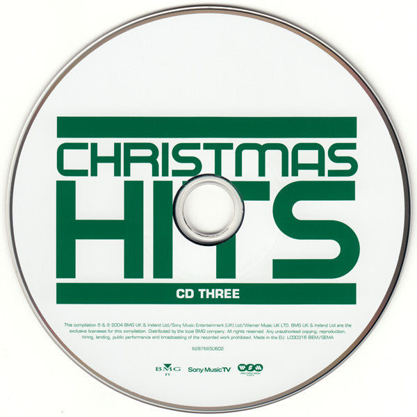 Various - Christmas Hits ~ 60 Festive Favourites (2004 Triple CD) VG+