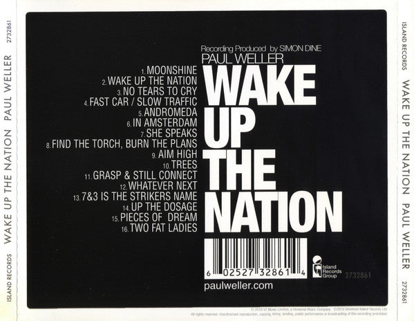Paul Weller - Wake Up The Nation (2010 CD) NM