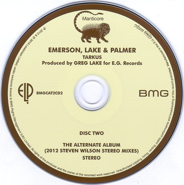 Emerson Lake and Palmer - Tarkus (2016 Deluxe Edition DCD) Mint