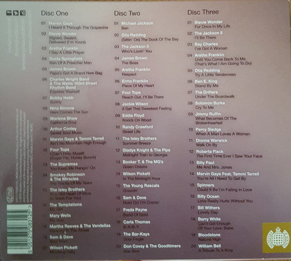Various - Anthems ~ Soul Classics (Ministry of Sound 3 CD) Sealed