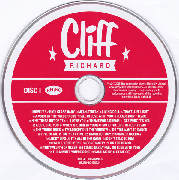 Cliff Richard - Cliff Richard 75 at 75 (2015 Triple CD Set) Sealed