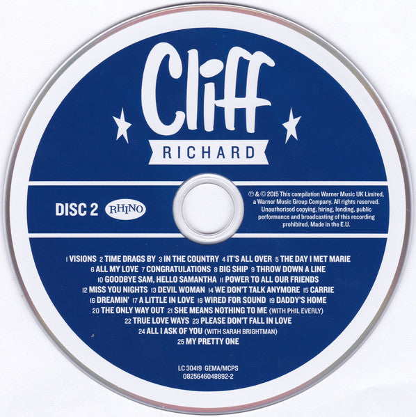 Cliff Richard - Cliff Richard 75 at 75 (2015 Triple CD Set) Sealed