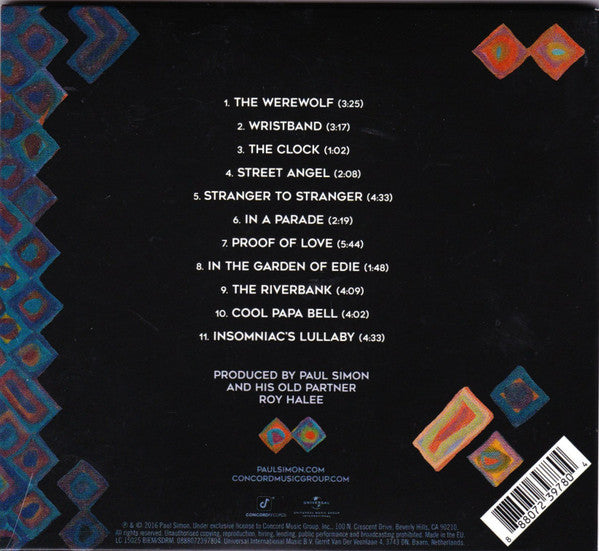 Paul Simon - Stranger to Stranger (2016 CD) Sealed