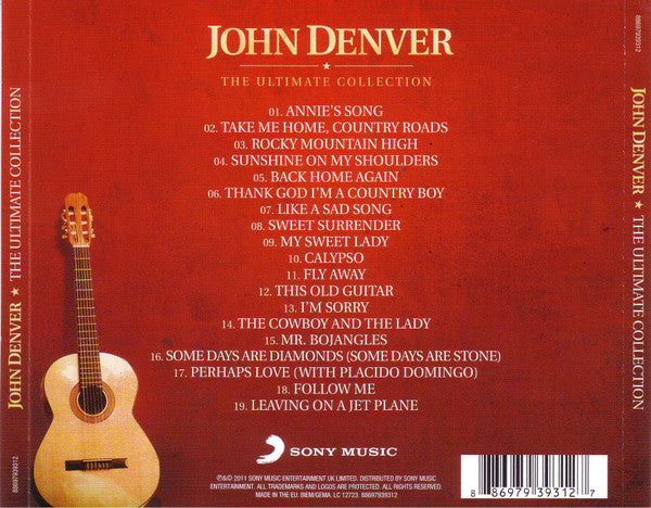 John Denver - The Ultimate Collection (2011 CD) NM