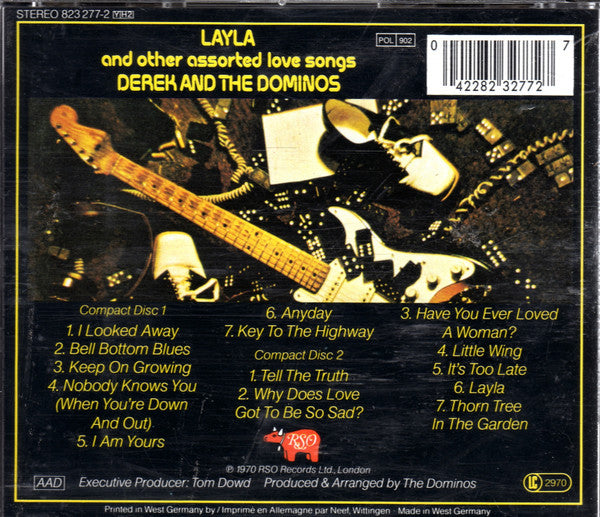 Derek & the Dominos - Layla (1988 'Fatboy' Double CD) NM