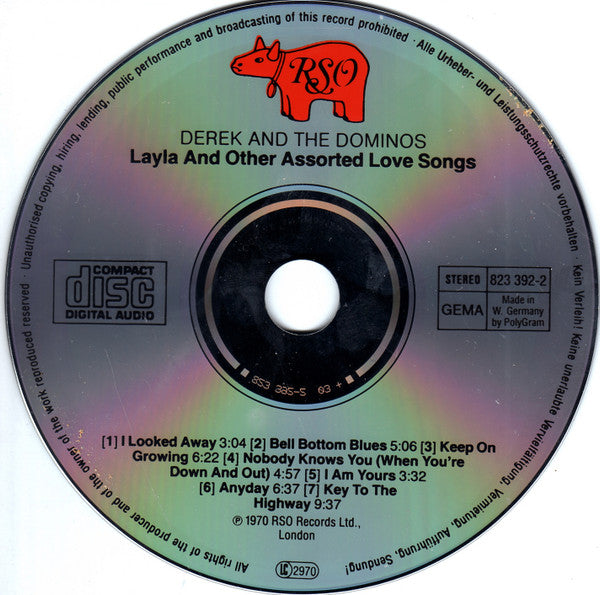 Derek & the Dominos - Layla (1988 'Fatboy' Double CD) NM