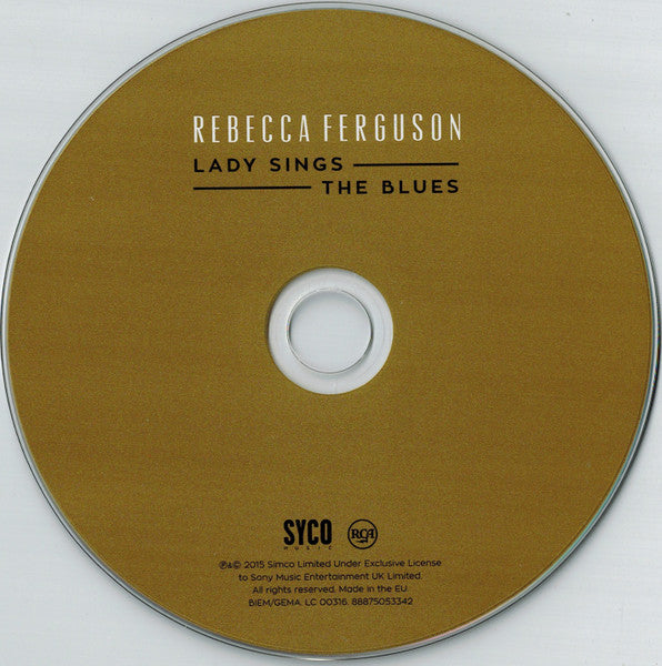 Rebecca Ferguson - Lady Sings the Blues (2015 CD) NM