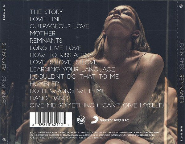 Leann Rimes - Remnants (2016 CD) Sealed