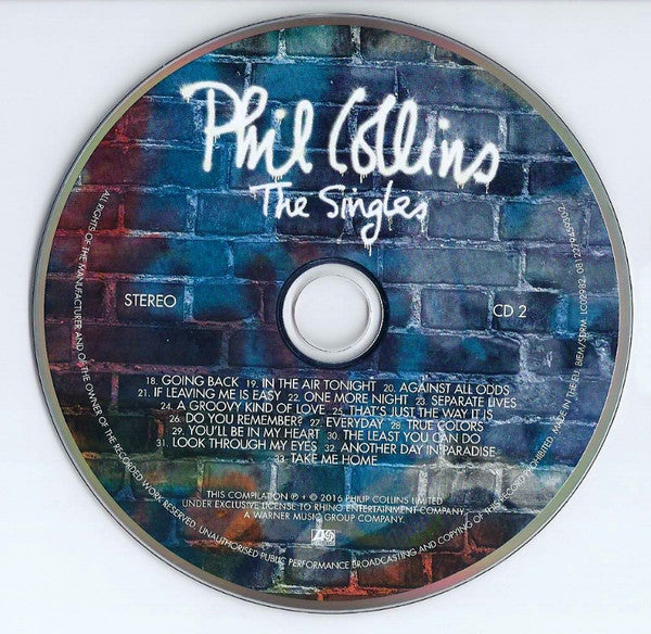 Phil Collins - The Singles (2016 DCD) NM