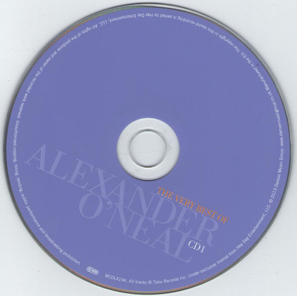 Alexander O' Neal - The Very Best of (2013 DCD) NM