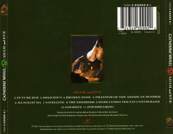 Catherine Wheel - Adam and Eve (1998 CD) VG+