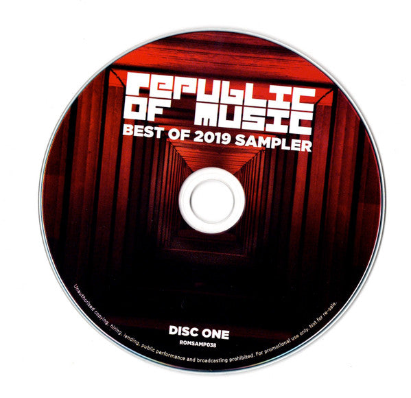 Republic of Music - Various (2019 Sampler) Electronic Music CD