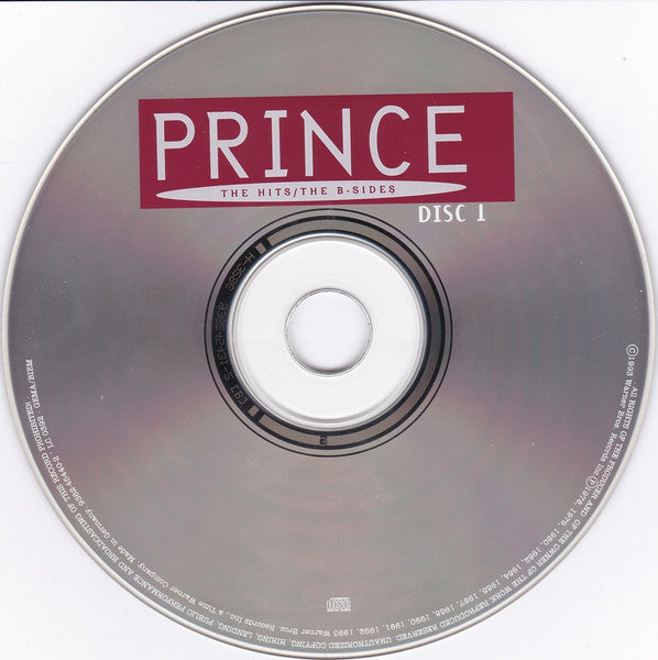 Prince - The Hits / The B-Sides (3 CD Set 1993) Mint