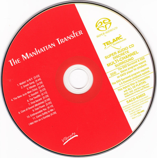 Manhatten Transfer - Vibrate (SACD Hybrid Multi) Mint