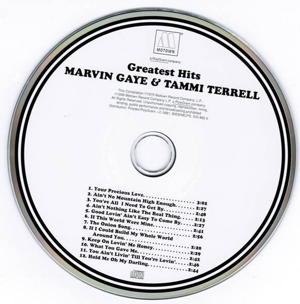 Marvin Gaye & Tammy Terrell - Greatest Hits CD NM