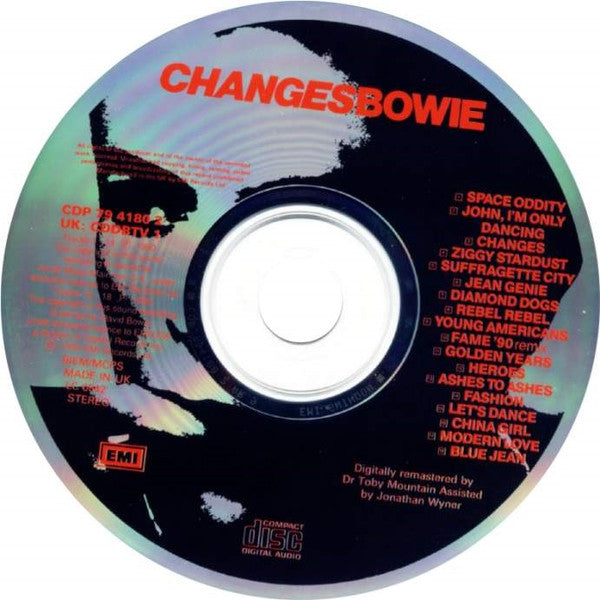 David Bowie - Changesbowie (1990 Compilation CD) VG+