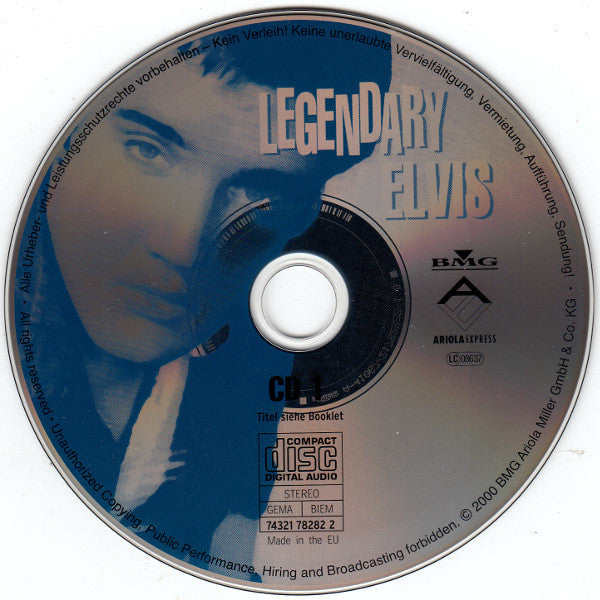 Elvis Presley - Legendary (2000 German 3 CD Set) VG+