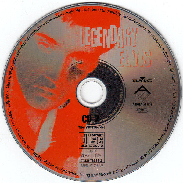 Elvis Presley - Legendary (2000 German 3 CD Set) VG+