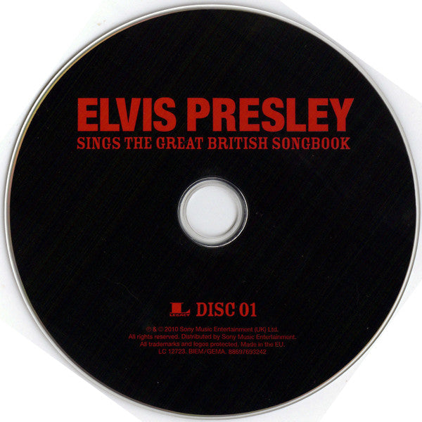 Elvis Presley - Sings the Great British Songbook (2010 CD) Mint