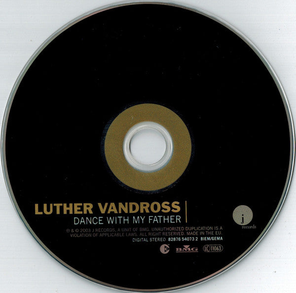 Luther Vandross - Dance With My Father (2003 CD) Mint