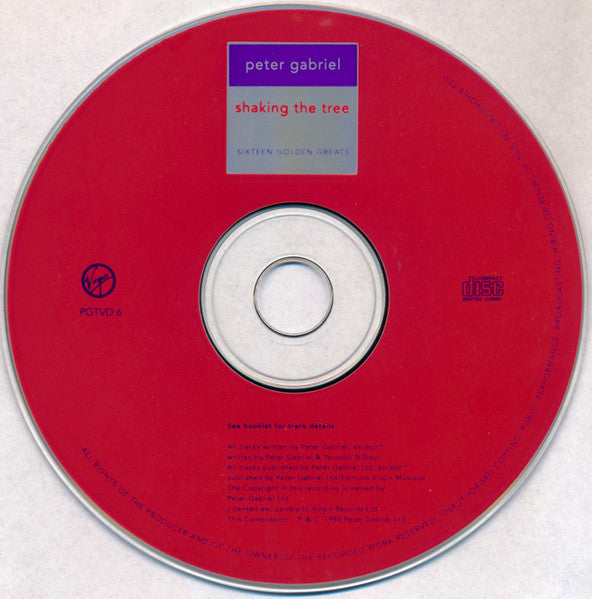 Peter Gabriel - Shaking the Tree CD (16 Golden Greats) NM
