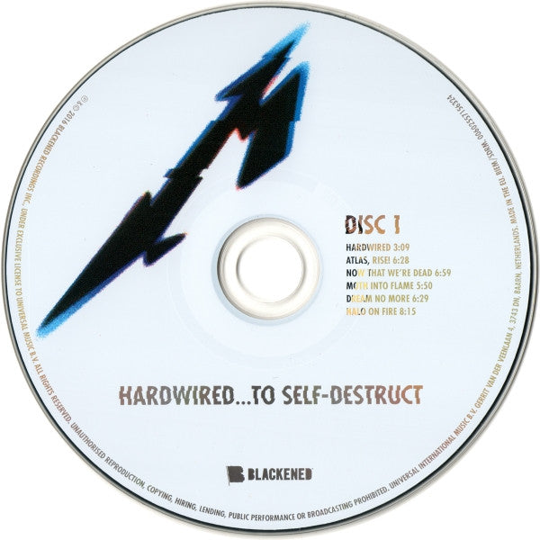 Metallica - Hardwired...to self destruct (Deluxe 3 CD Set) New