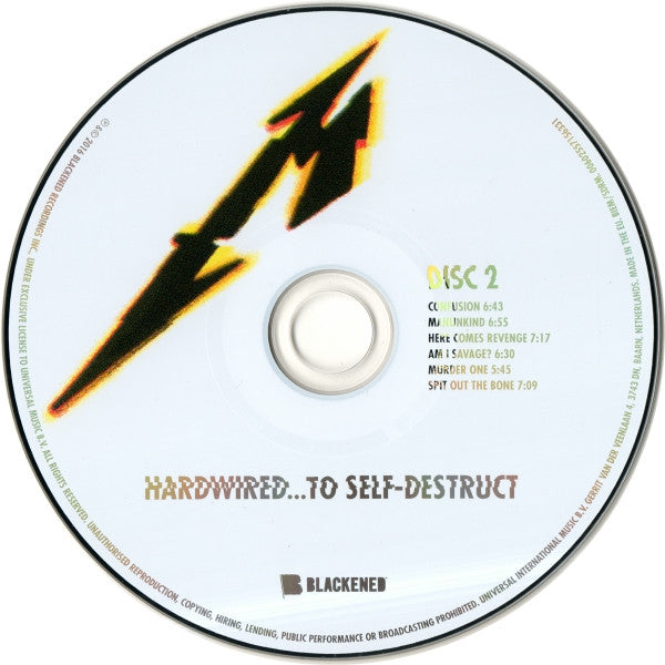 Metallica - Hardwired...to self destruct (Deluxe 3 CD Set) New