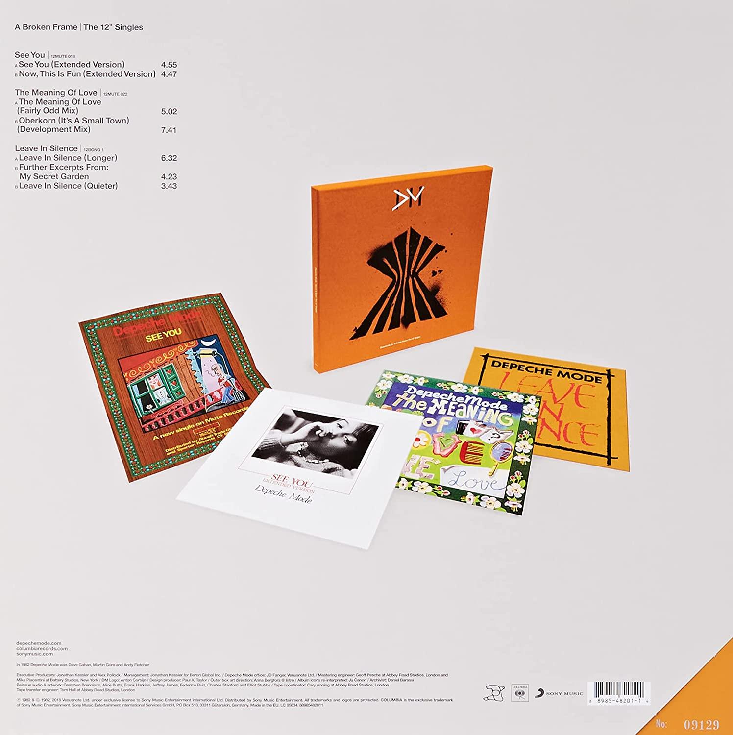 Depeche Mode - A Broken Frame | The 12" Vinyl Singles BOX SET New & Sealed Music CD (Studio Records) Depeche Mode - A Broken Frame | The 12" Vinyl Singles BOX SET New & Sealed Music CD (Studio Records)