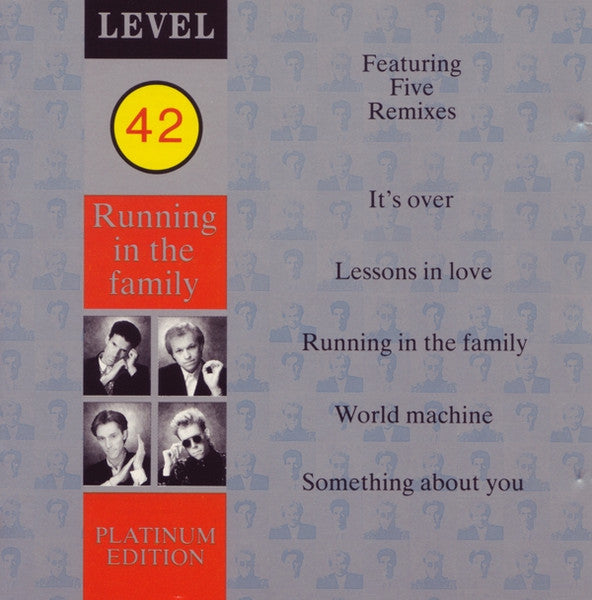 Level 42 - Running in the Family [Platinum Edition] (1987 CD) VG+