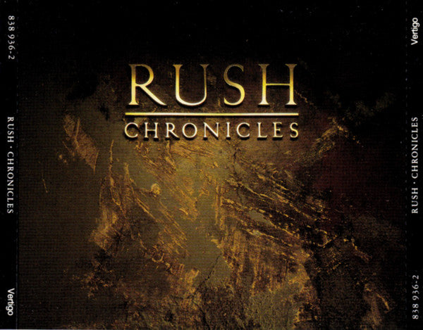 Rush - Chronicles (1990 DCD) VG+