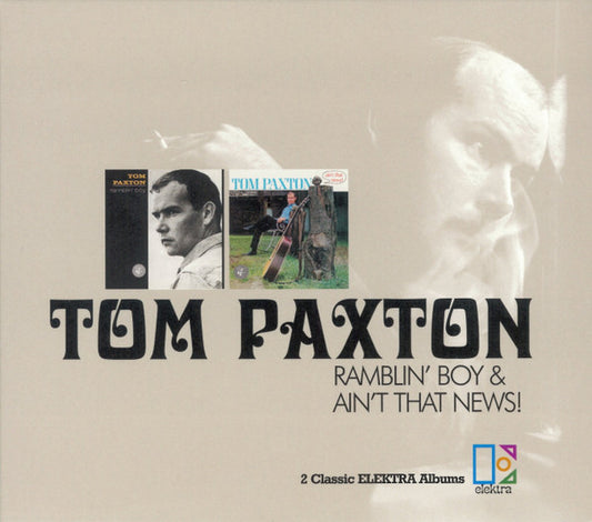 Tom Paxton - Ramblin' Boy / Ain't That News! (2001 CD) NM