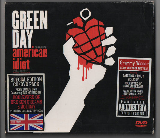 Green Day - Presents American Idiot (2005 Special Edition CD & DVD) VG+