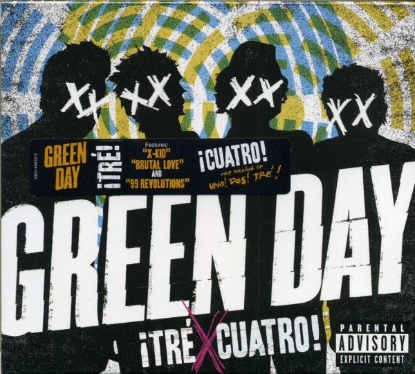 Green Day -¡TRÉ X CUATRO! (2013 Limited Edition CD & DVD) VG+