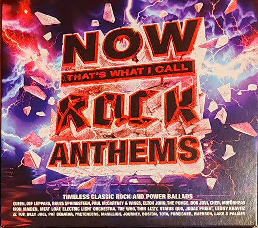 Various - Now Thats What I Call Rock Anthems (2024 4xCD Set) Sealed