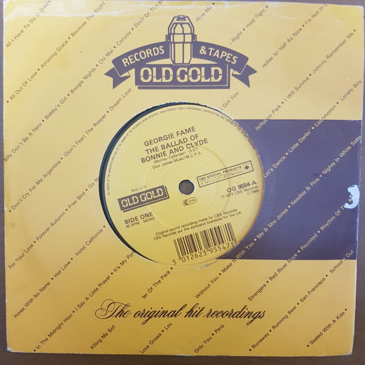 Georgie Fame - The Ballad of Bonnie and Clyde (Old Gold Vinyl 7" Single) NM