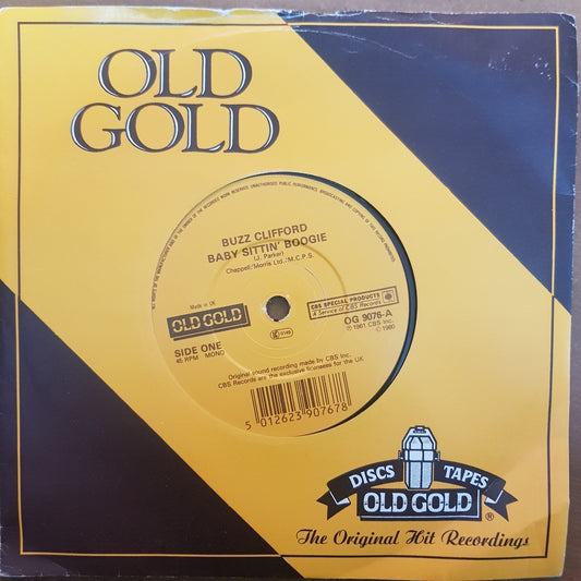 Buzz Clifford - Baby Sittin Boogie (Old Gold Vinyl 7" Single) EX